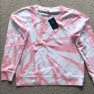 NWT J. Crew Tie Dye Sweatshirt